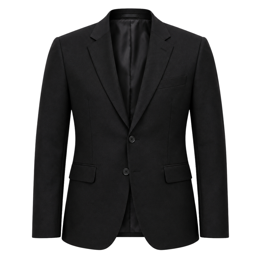 Black Tailored Wool Blazer | Klonnor Mounther