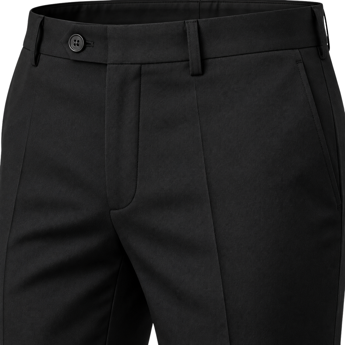 Black Tailored Formal Trousers | Klonnor Mounther