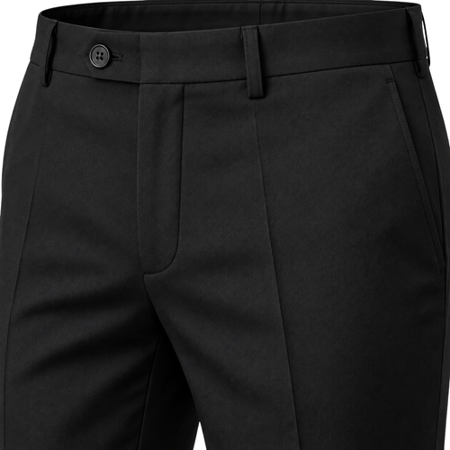 Black Tailored Formal Trousers | Klonnor Mounther