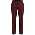 Burgundy Tailored Formal Trousers | Klonnor Mounther