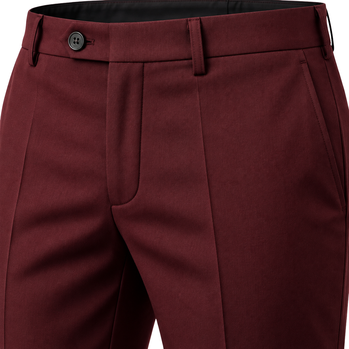 Burgundy Tailored Formal Trousers | Klonnor Mounther