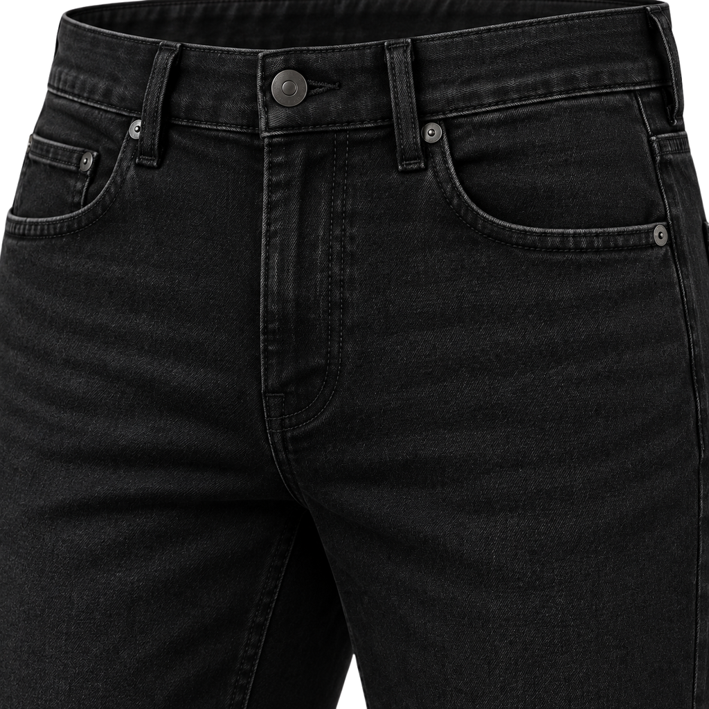 Dark Grey Slim-Fit Denim Jeans | Klonnor Mounther