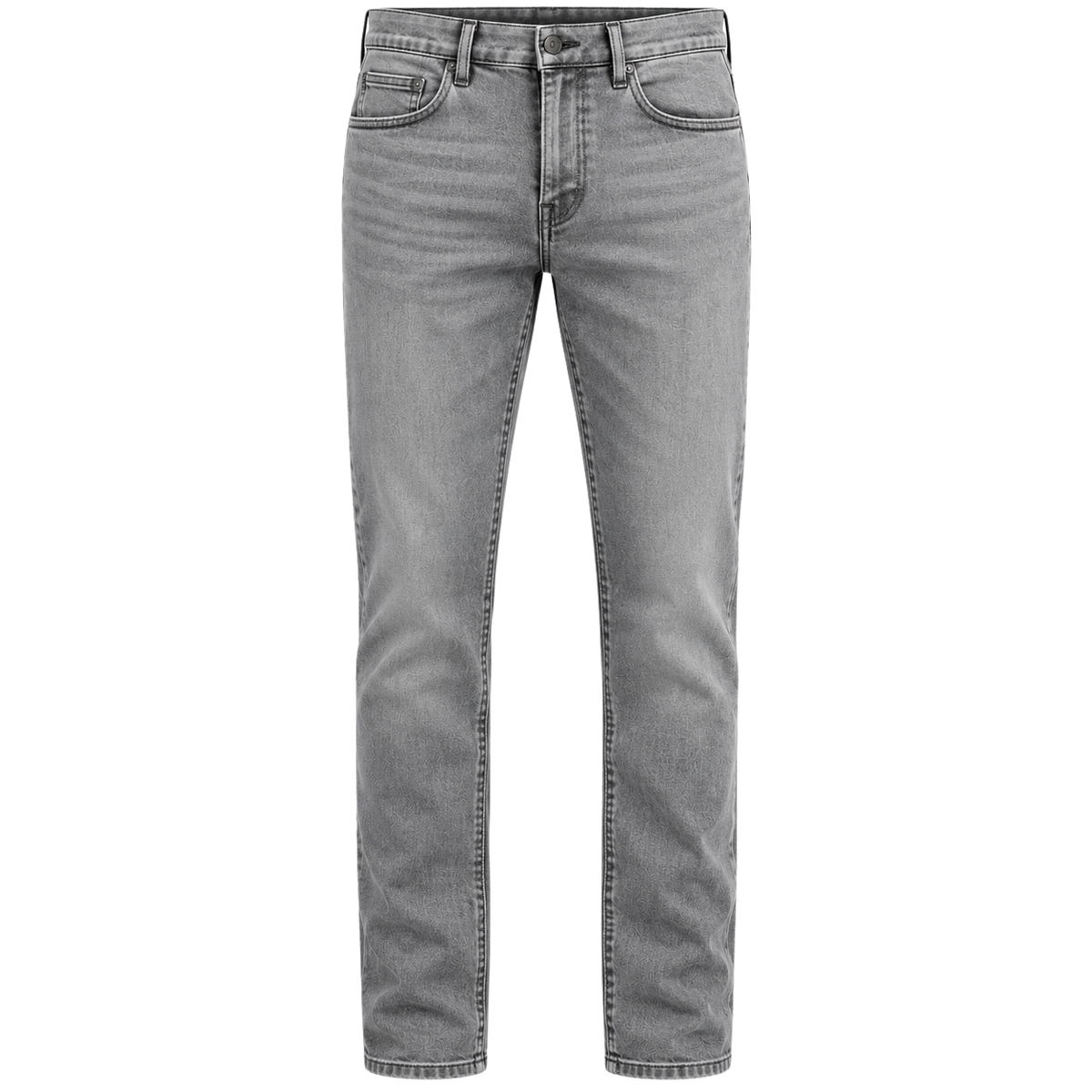 Light Grey Slim-Fit Denim Jeans | Klonnor Mounther