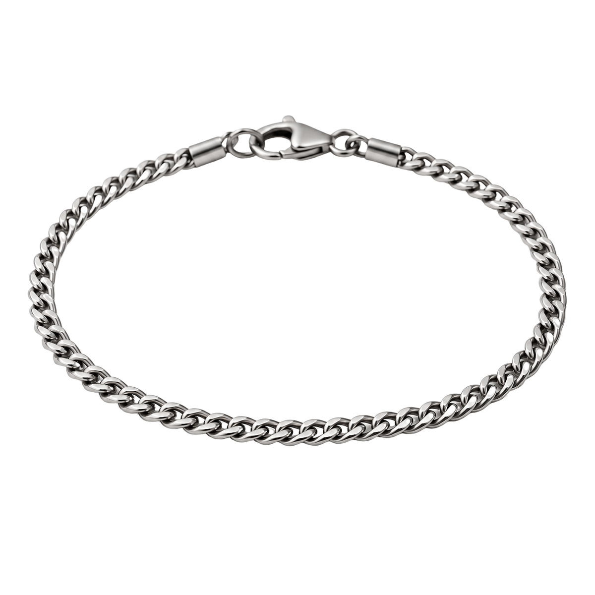 Slim Stainless Steel Curb Chain Bracelet | Klonnor Mounther