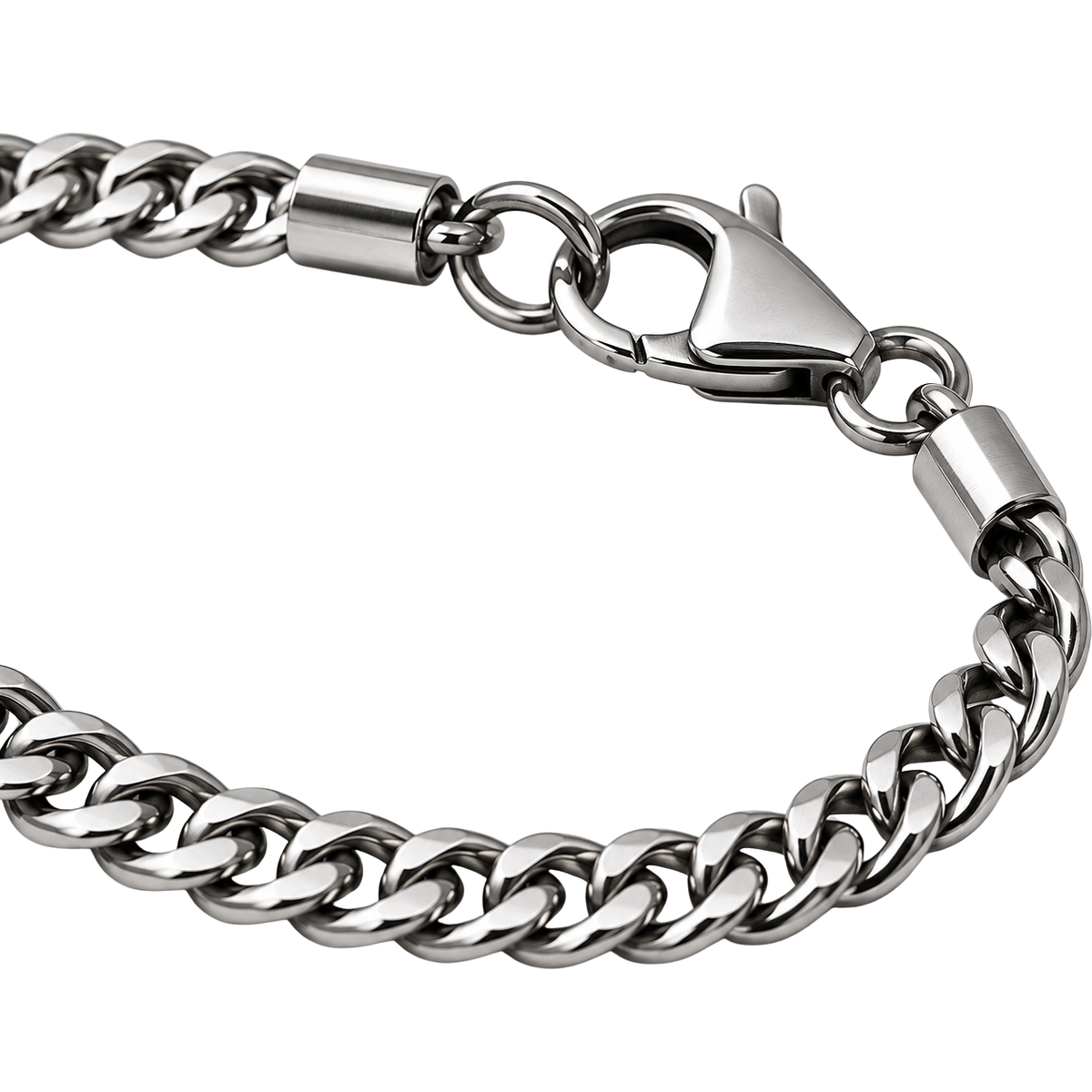 Slim Stainless Steel Curb Chain Bracelet | Klonnor Mounther
