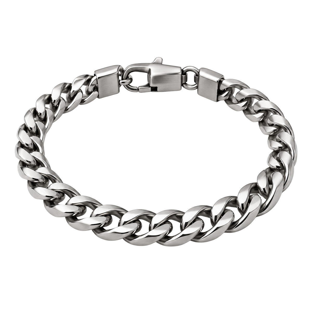 Medium Stainless Steel Cuban Chain Bracelet | Klonnor Mounther