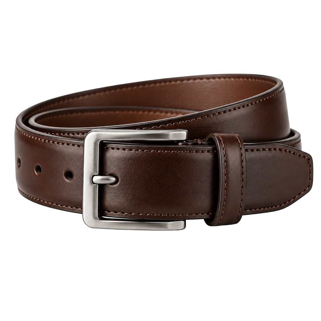 Brown Full-Grain Leather Belt | Klonnor Mounther