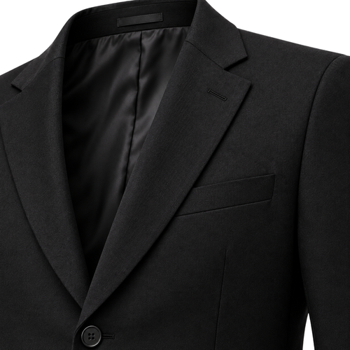 Black Tailored Wool Blazer | Klonnor Mounther