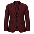 Burgundy Tailored Wool Blazer | Klonnor Mounther