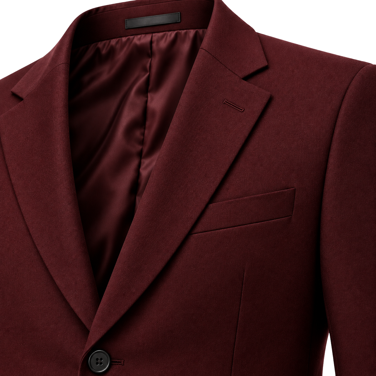 Burgundy Tailored Wool Blazer | Klonnor Mounther