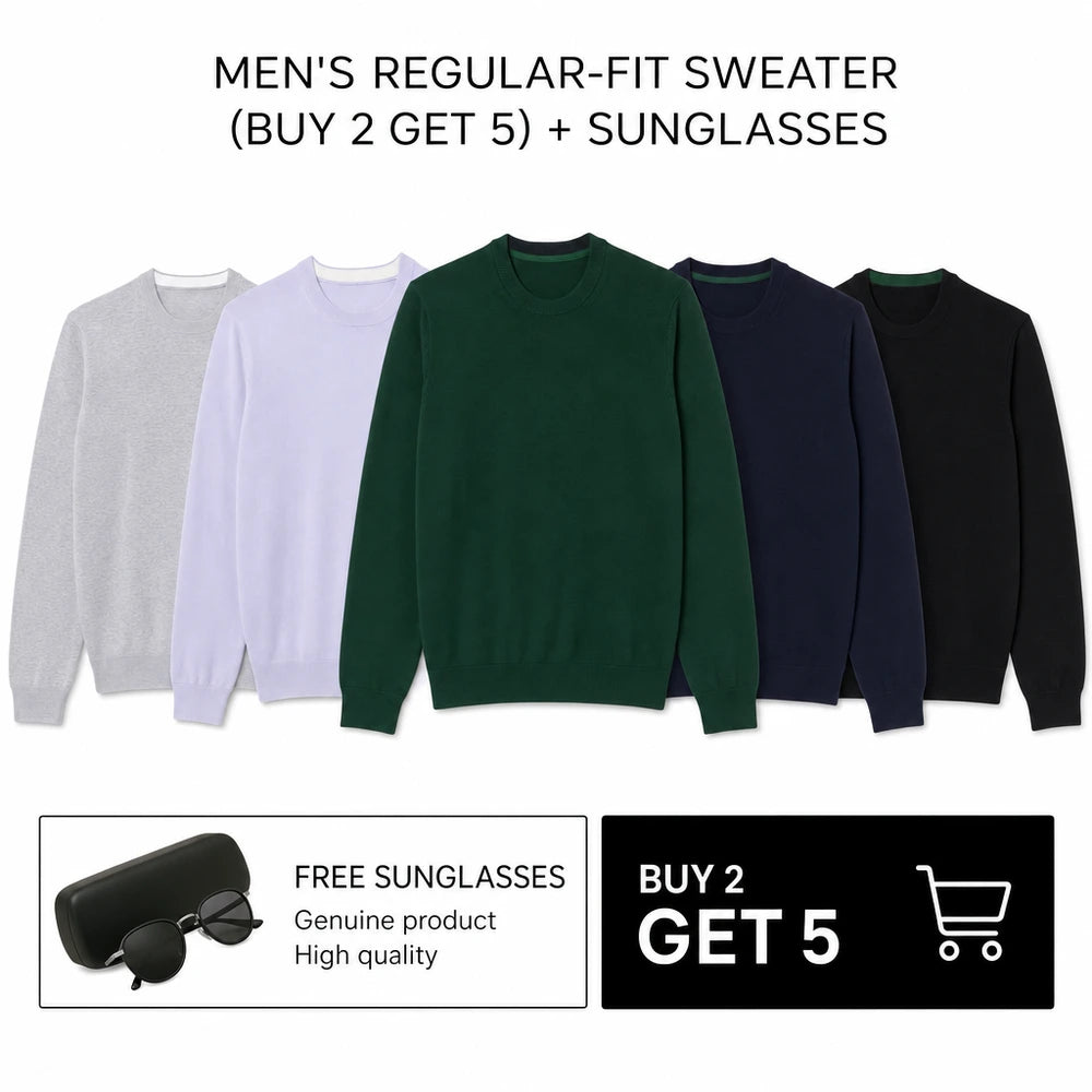MEN'S REGULAR-FIT SWEATER
